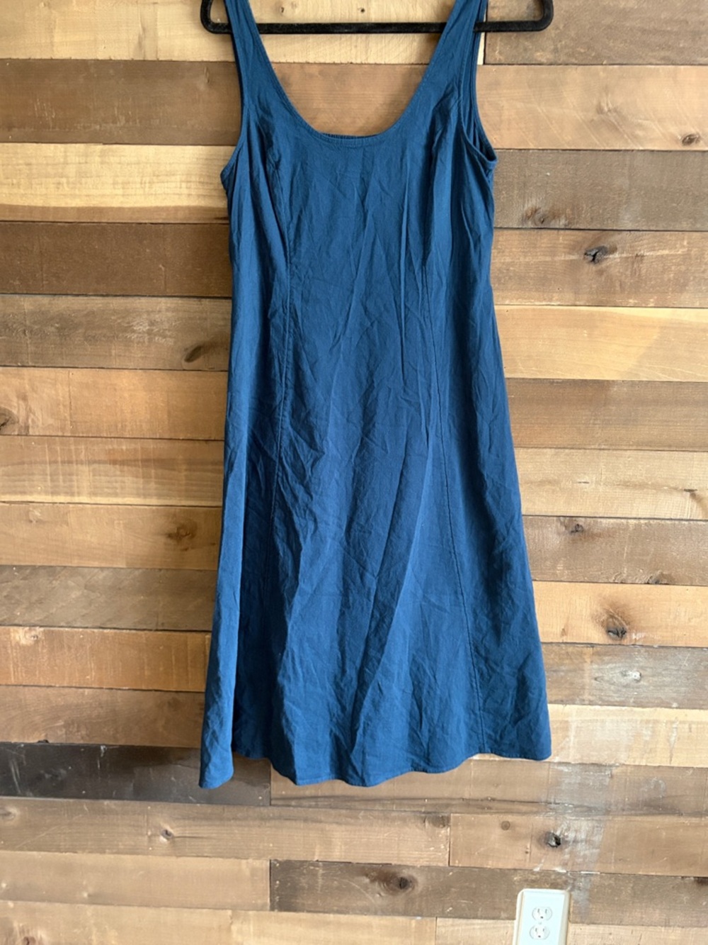 Lauren Conrad Blue Sleeveless Midi Dress